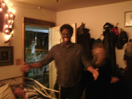 Lady Passion welcomes series host Kamau Bell into the Covenstead.