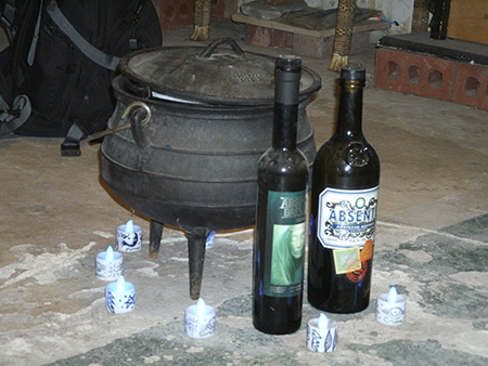 Cauldron-fire preparation.